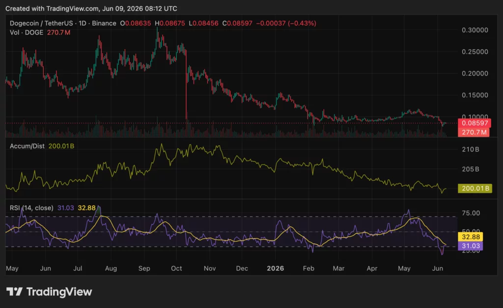 Dogecoin (DOGE) price analysis, source: crypto.news