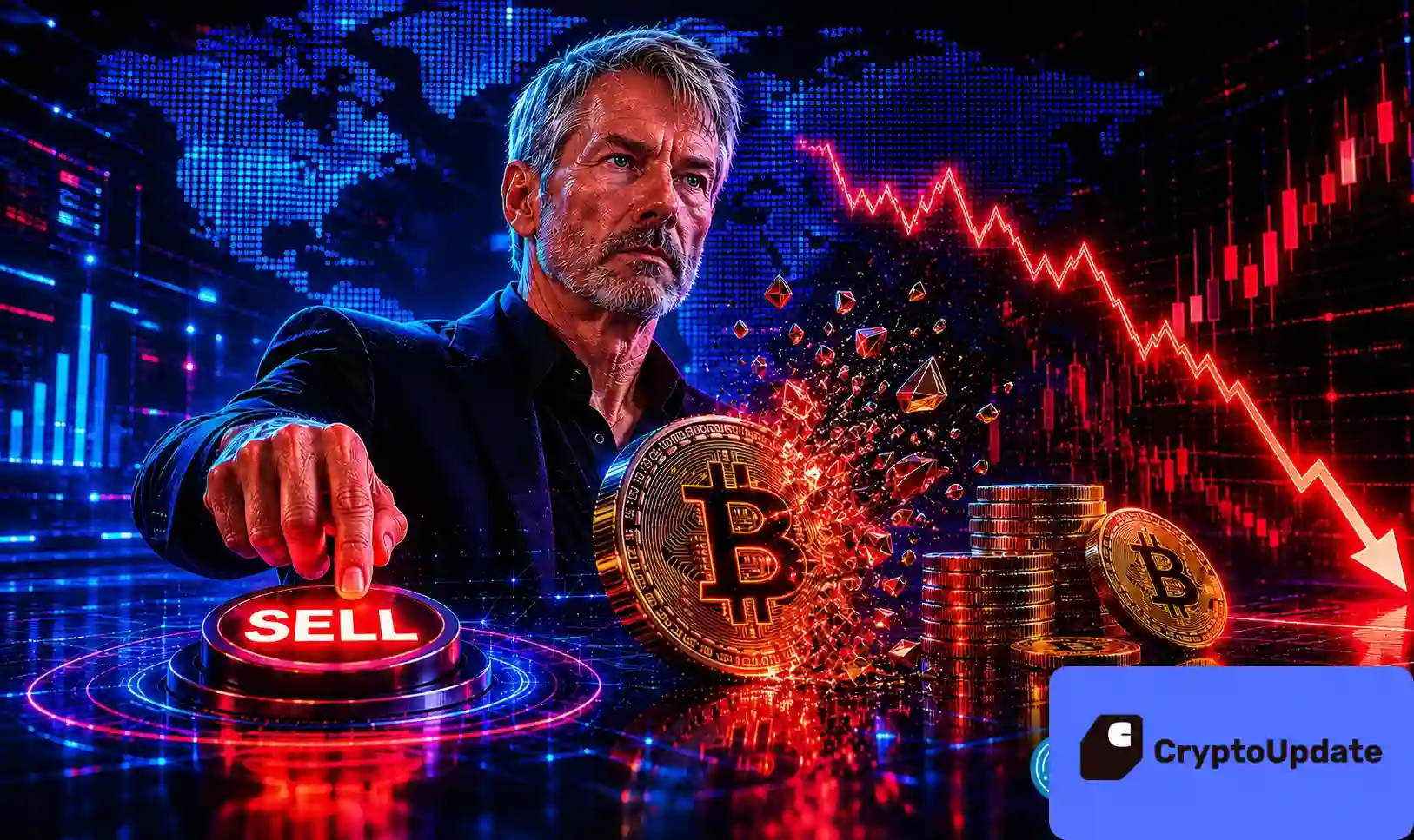 Michael Saylor fires back after Cramer blames him for Bitcoin crash